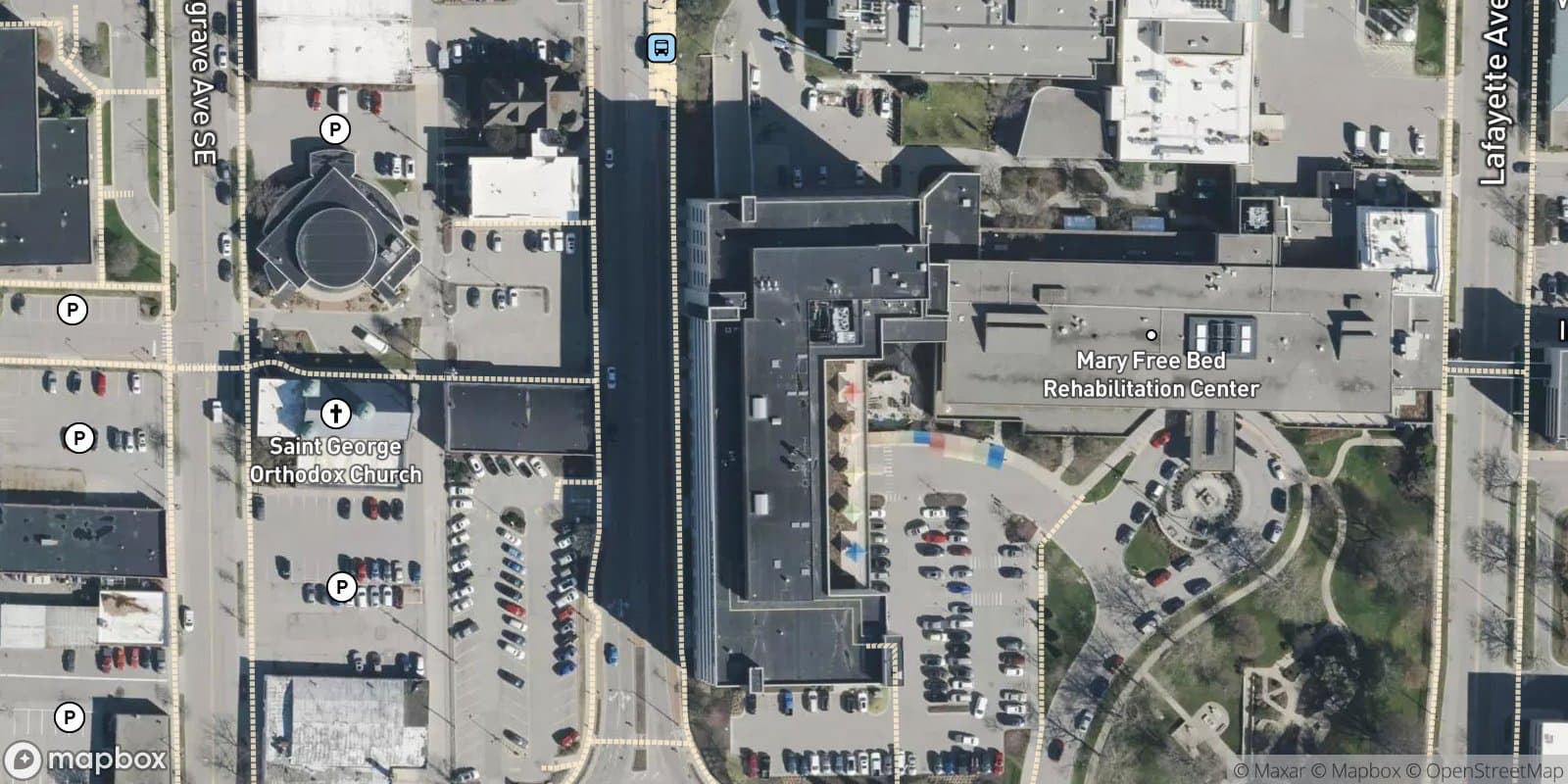 Mary Free Bed Expansion Condominium — satellite view