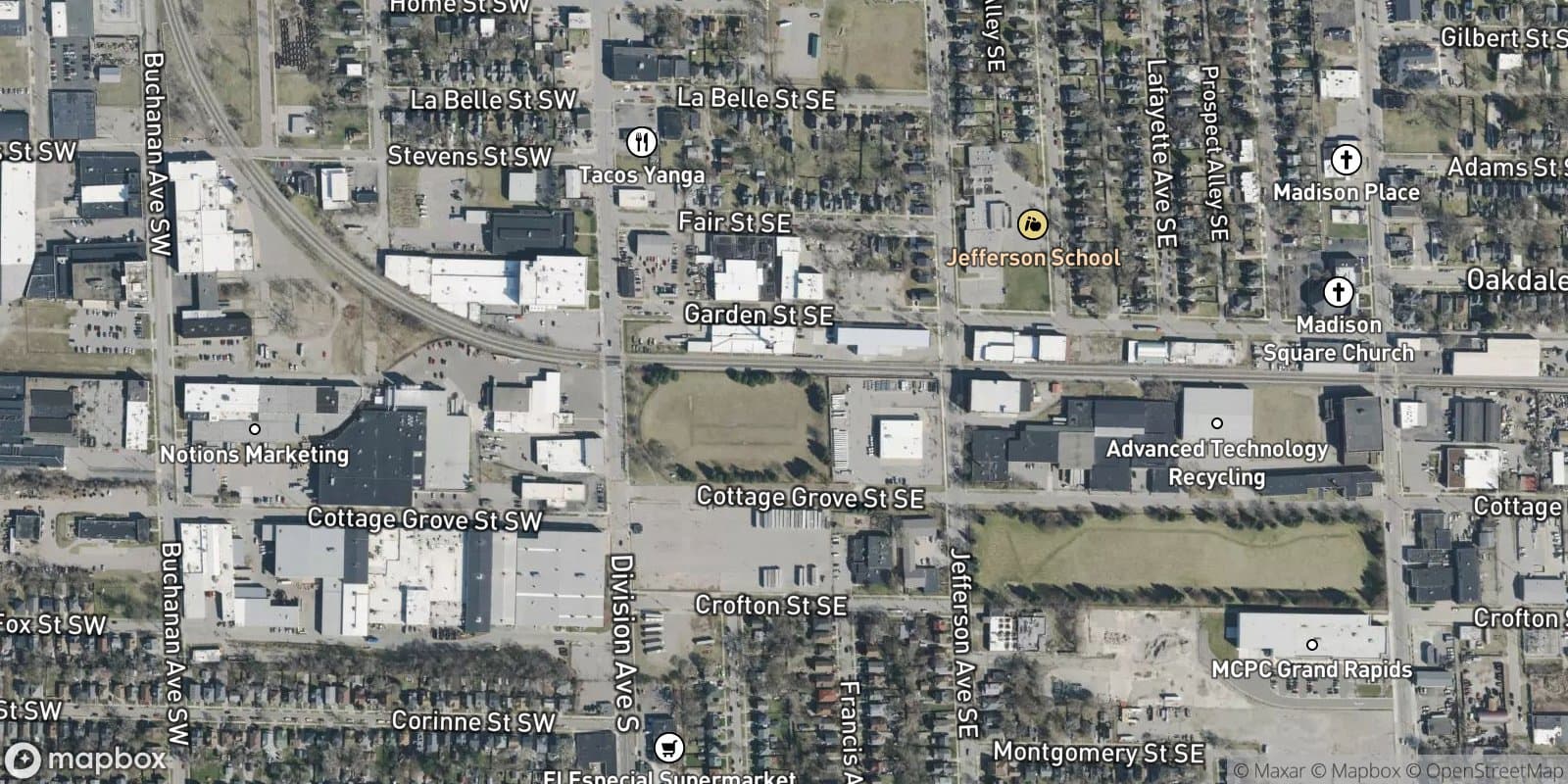Centennial Plat — satellite view