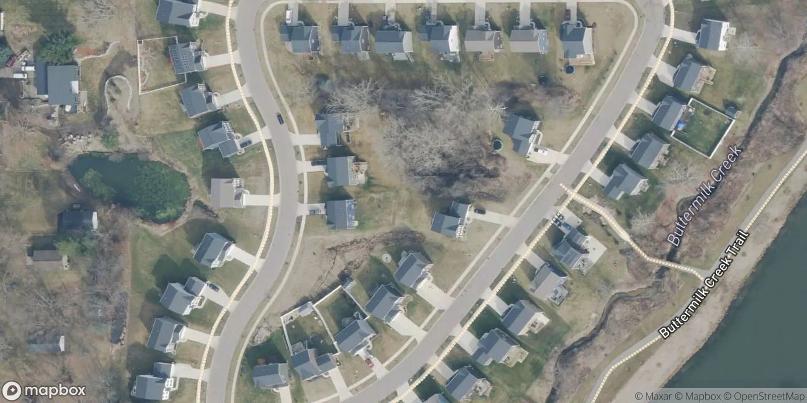 Creekside Shores — satellite view