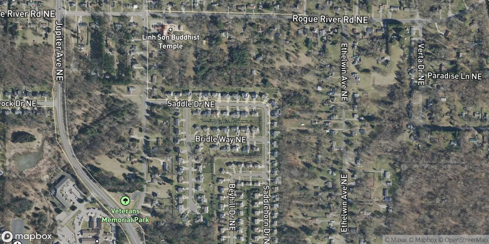 Belmont Village Green No.2 — satellite view