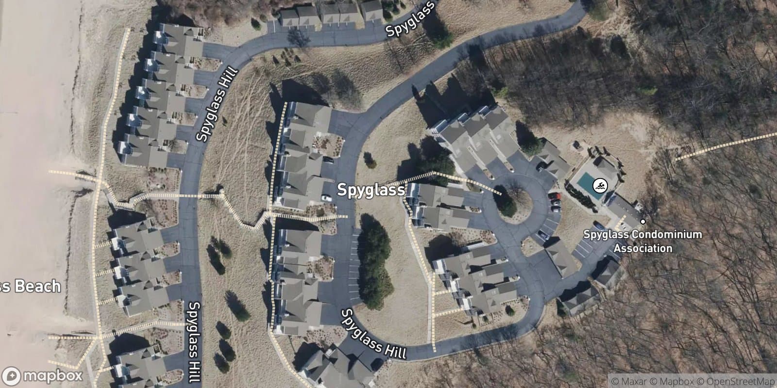 Spyglass Condominium — satellite view