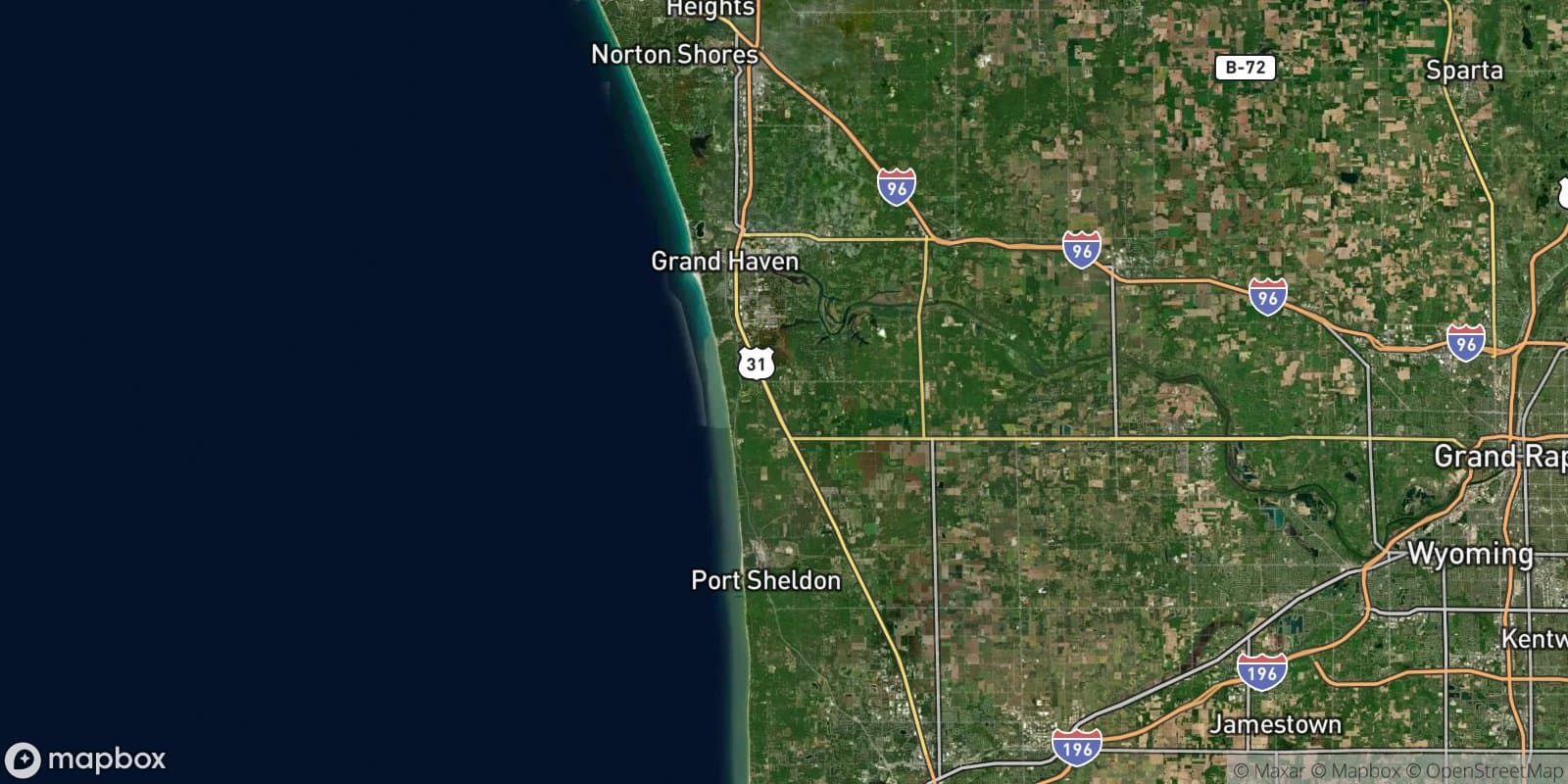 Grand Haven Charter Township — satellite view