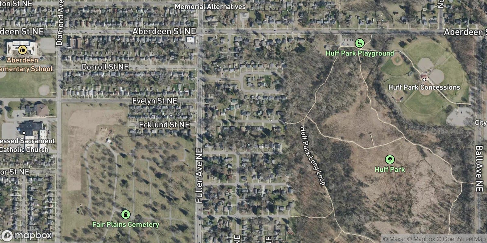 Ecklund Plat — satellite view