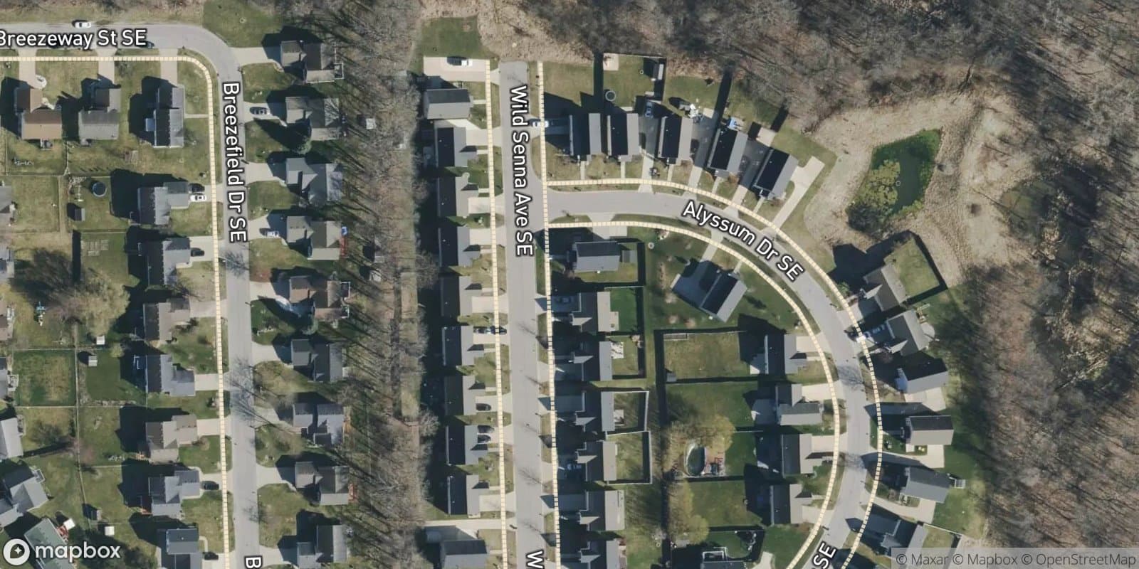 Wildflower Creek No.2 — satellite view