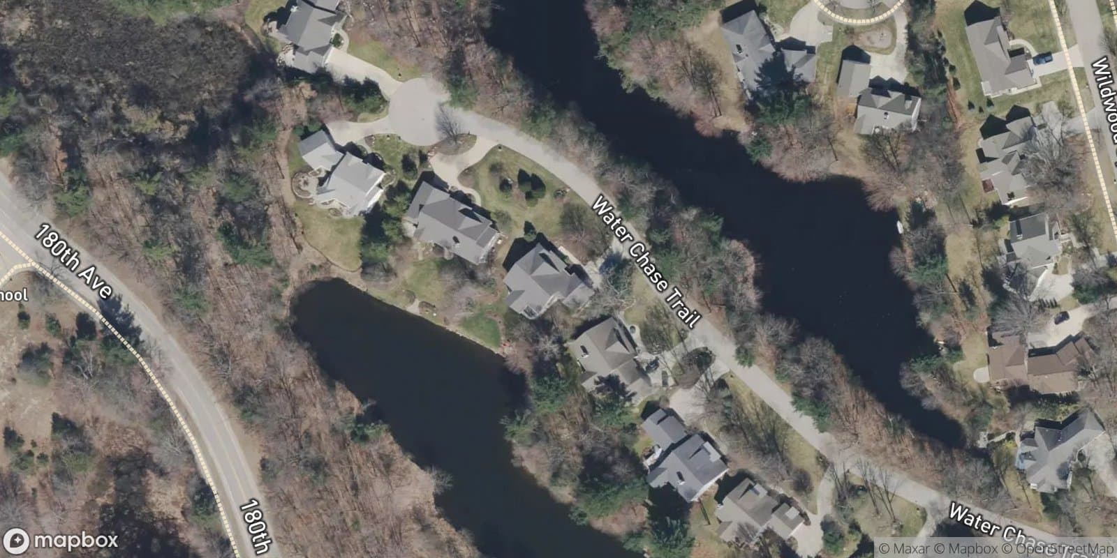 Waterchase Ridge — satellite view