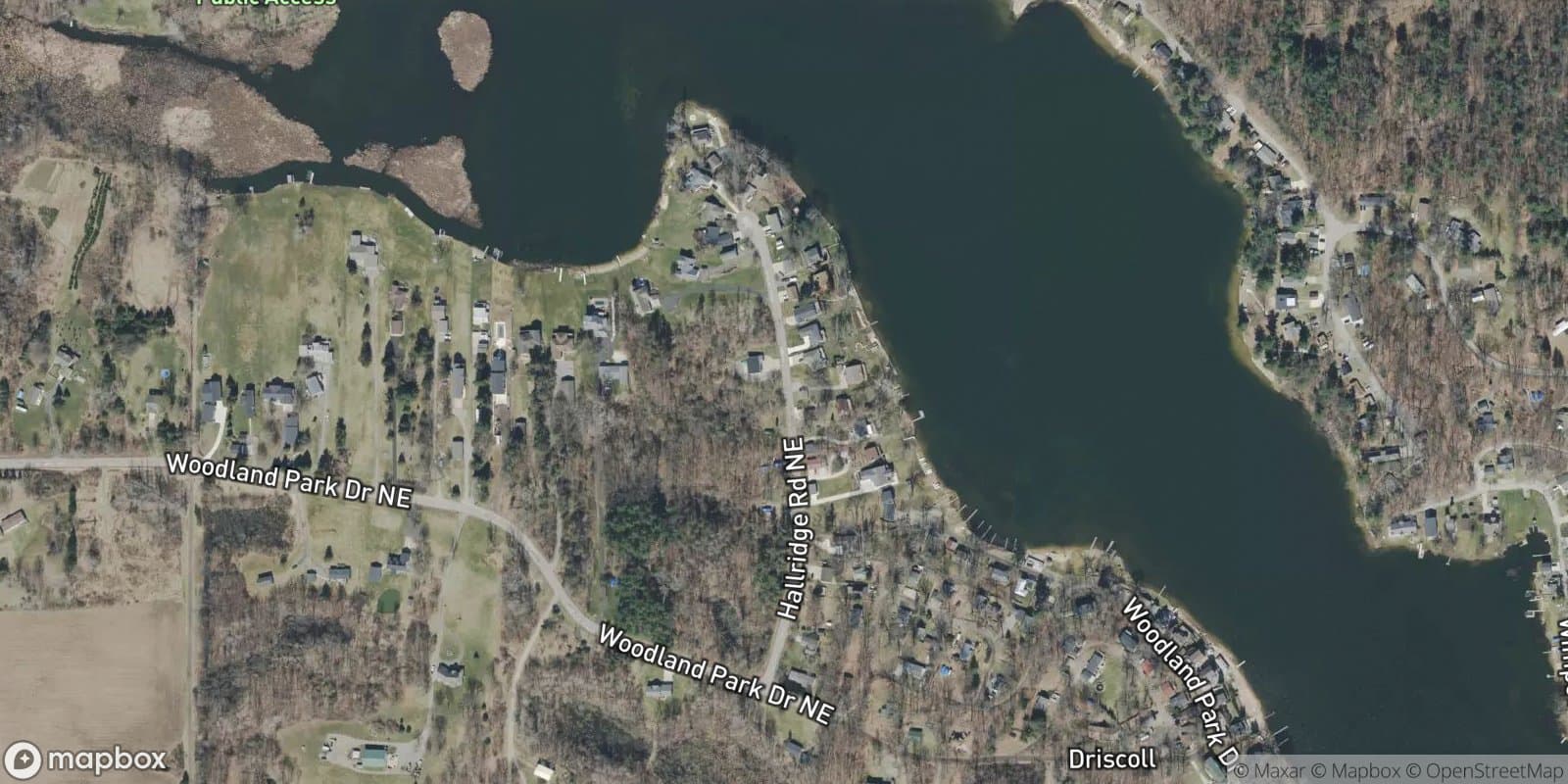 Hall Plat — satellite view