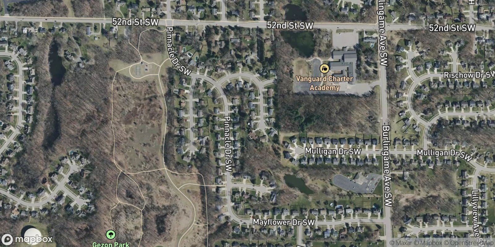 Tahoe Pines — satellite view