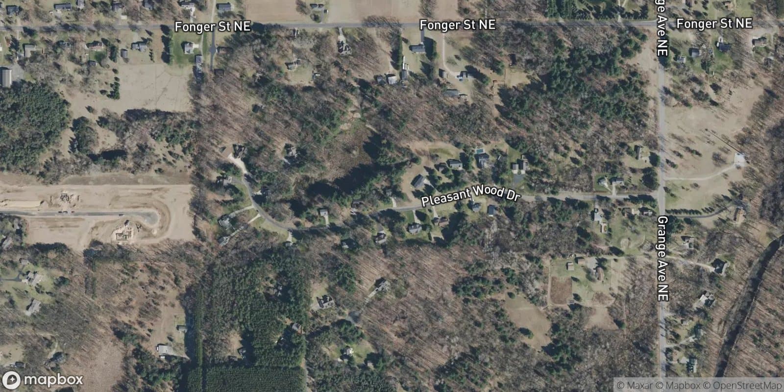 Pleasant Wood — satellite view