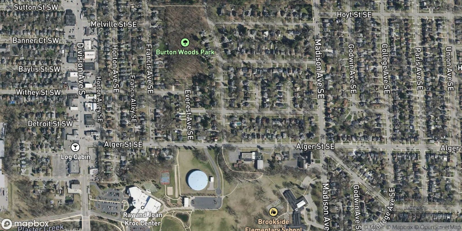 Garfield Park Heights — satellite view