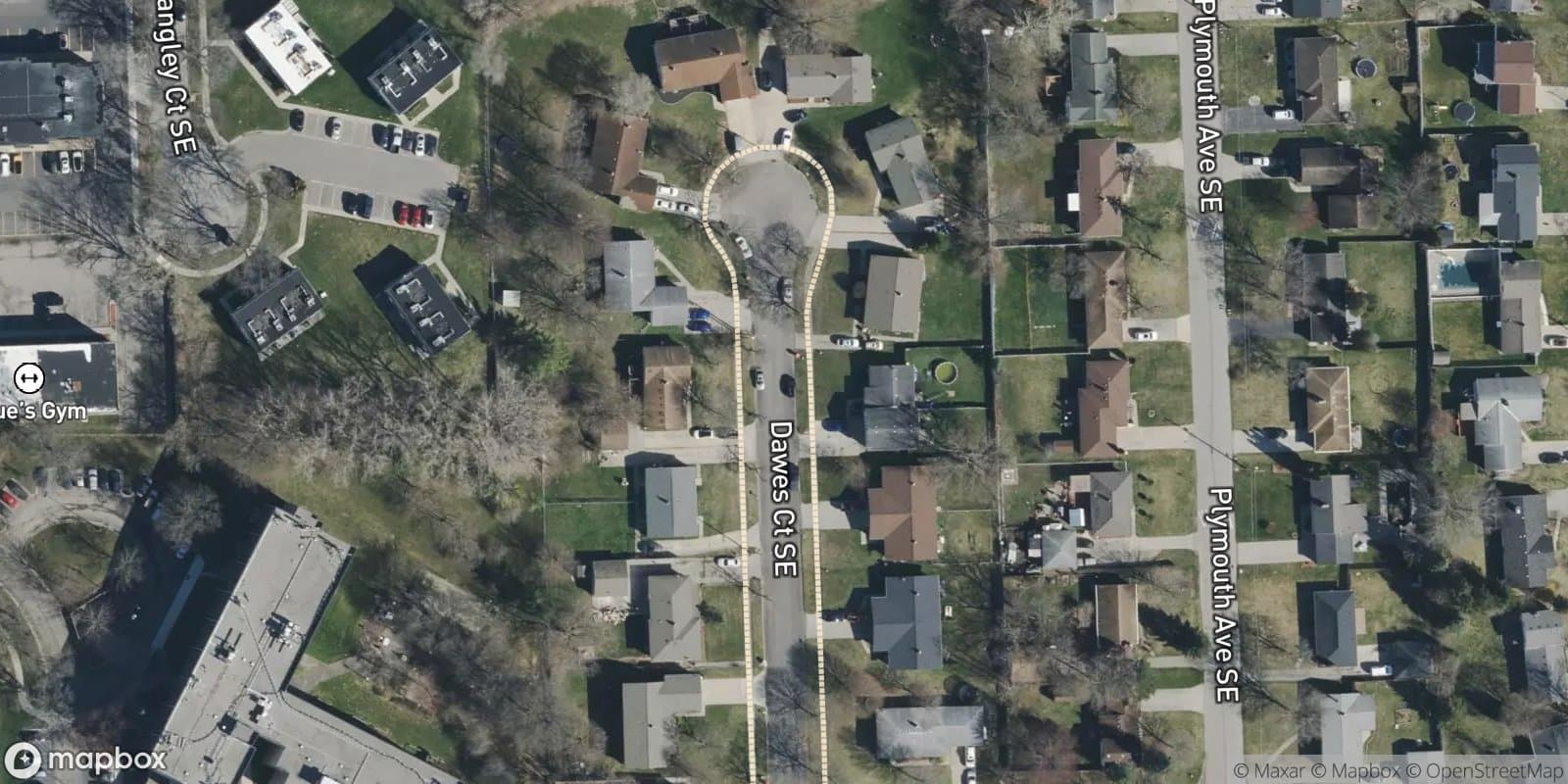 Dawes Ave. Add. — satellite view