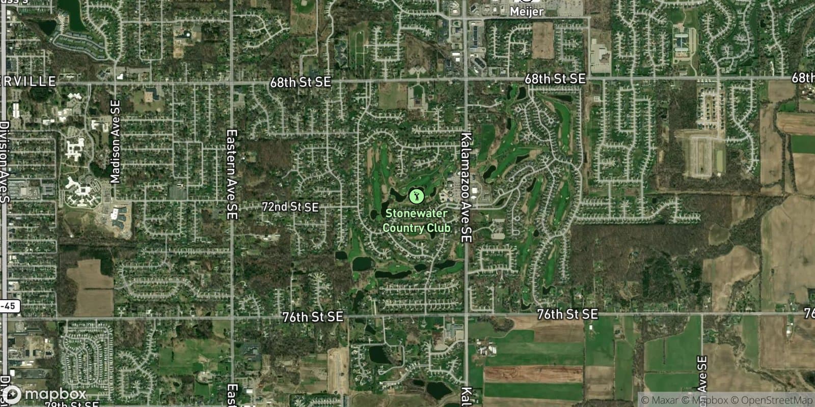 Crystal Springs Plat — satellite view