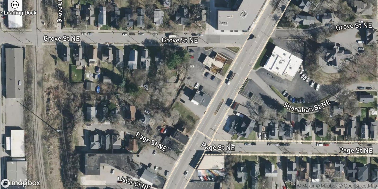 North Town Gardens — satellite view