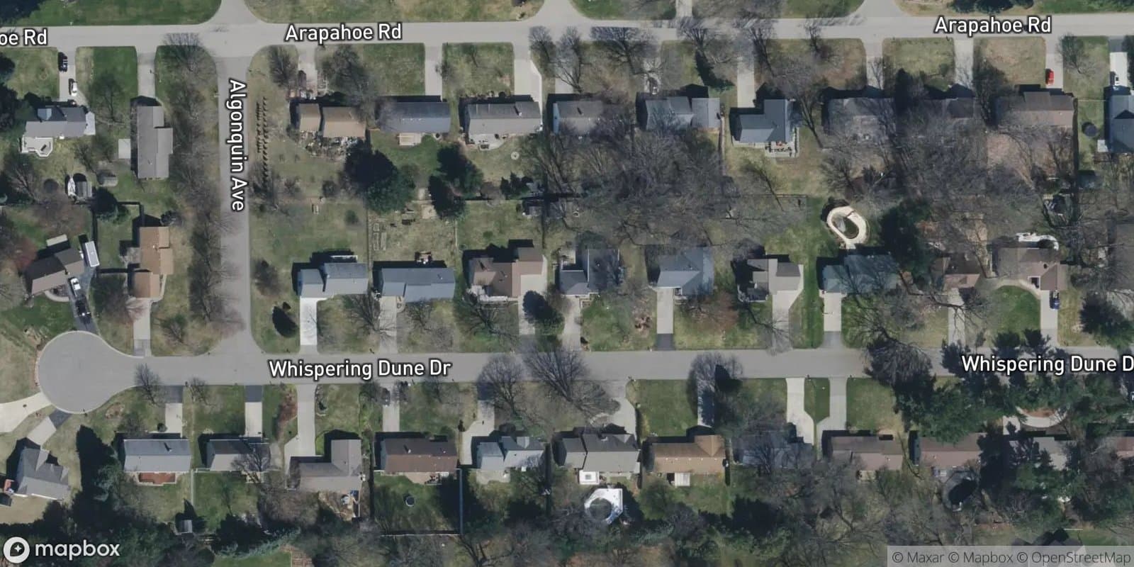 Corwood Estates — satellite view