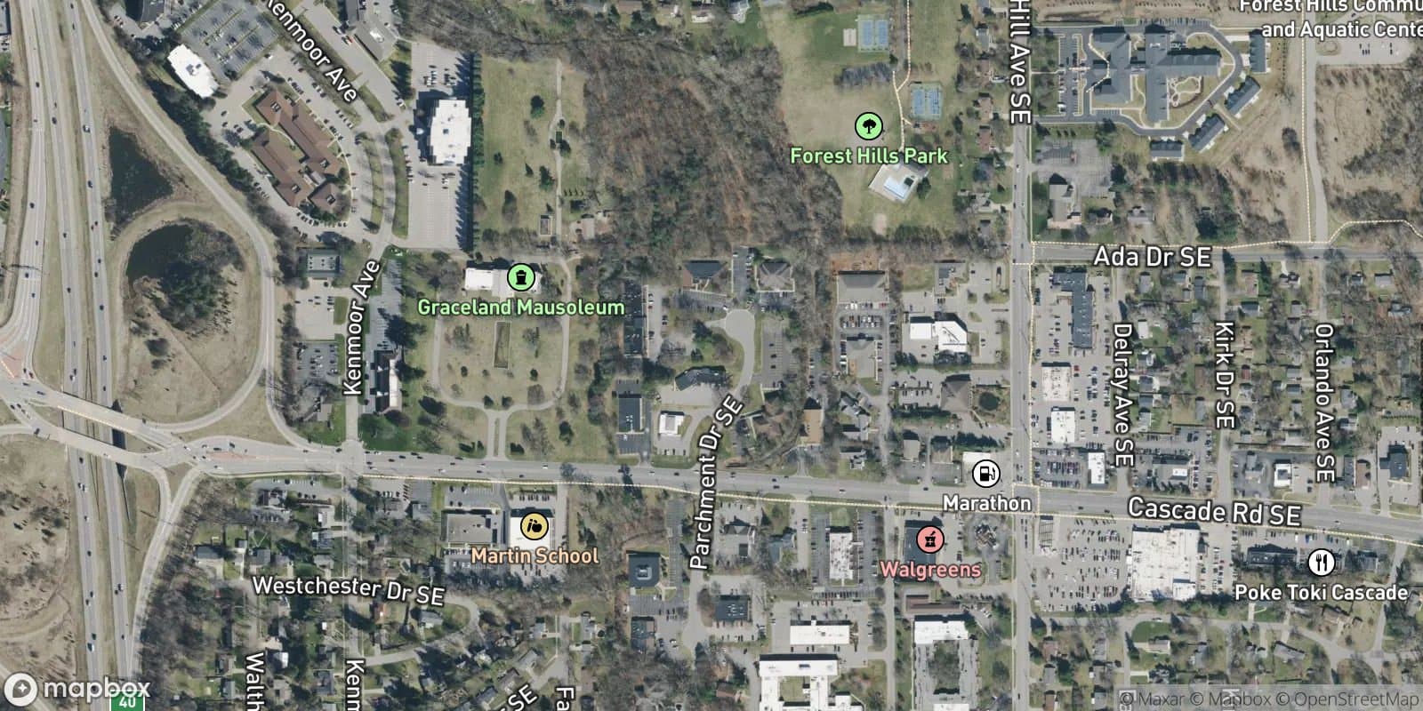 Cascade Office Plaza — satellite view