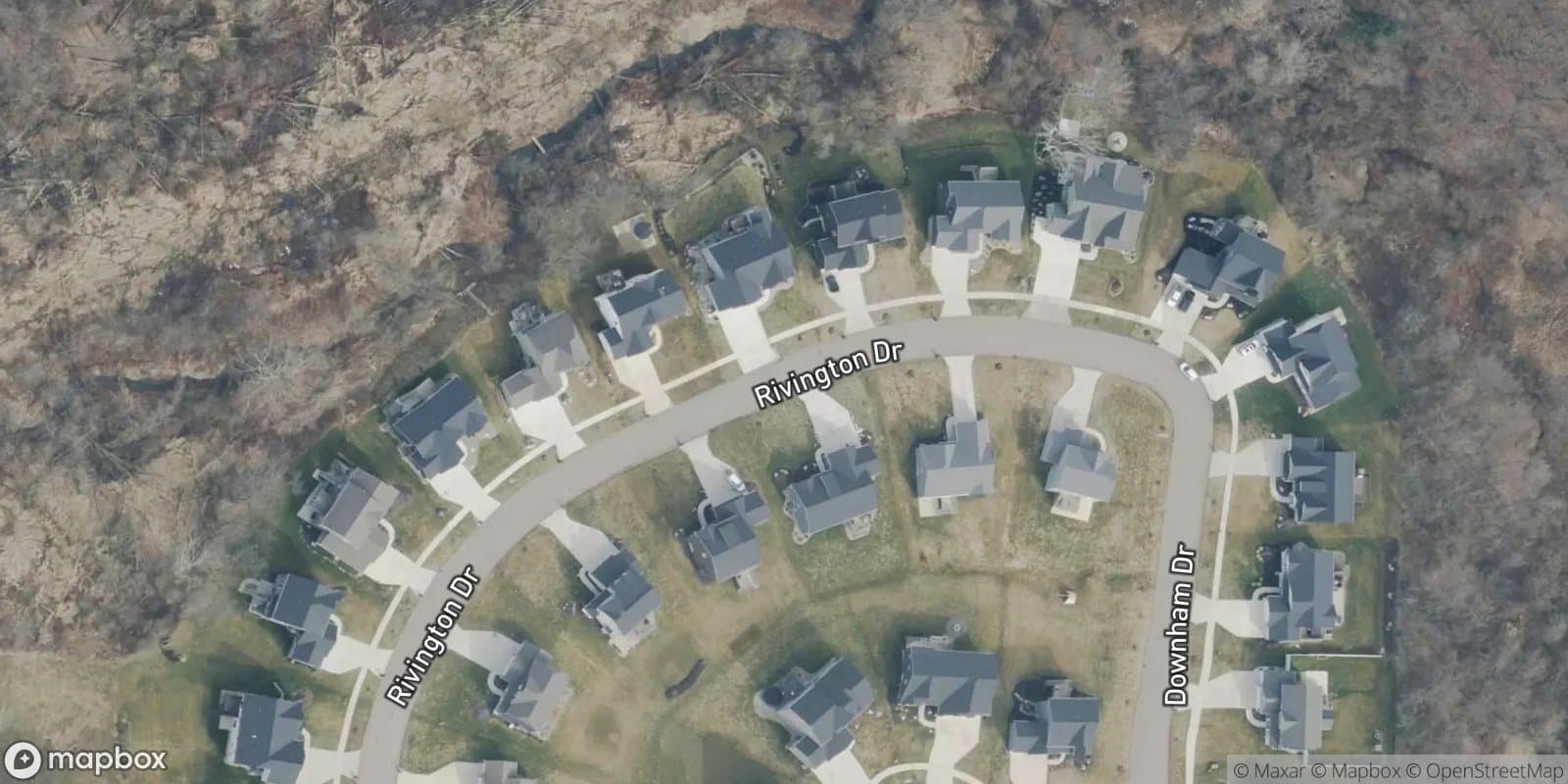 Riley Crossings No. 2 — satellite view