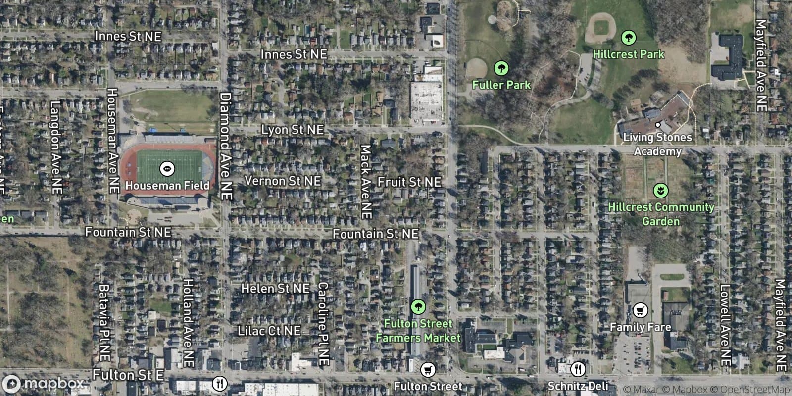 Hoyt & Adams Add. — satellite view