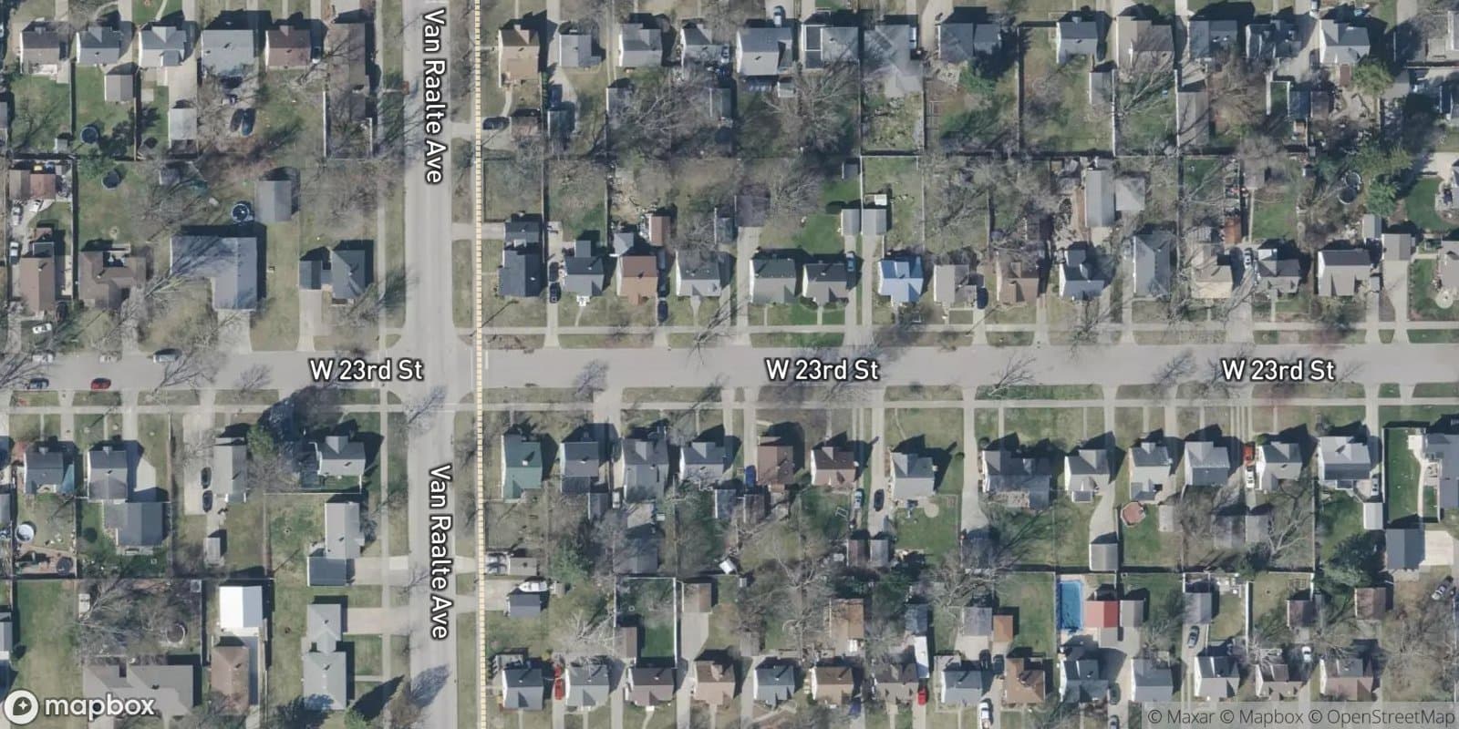Elmwood Add — satellite view