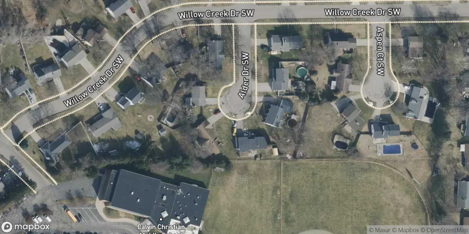 Calvin Crest No. 2 — satellite view