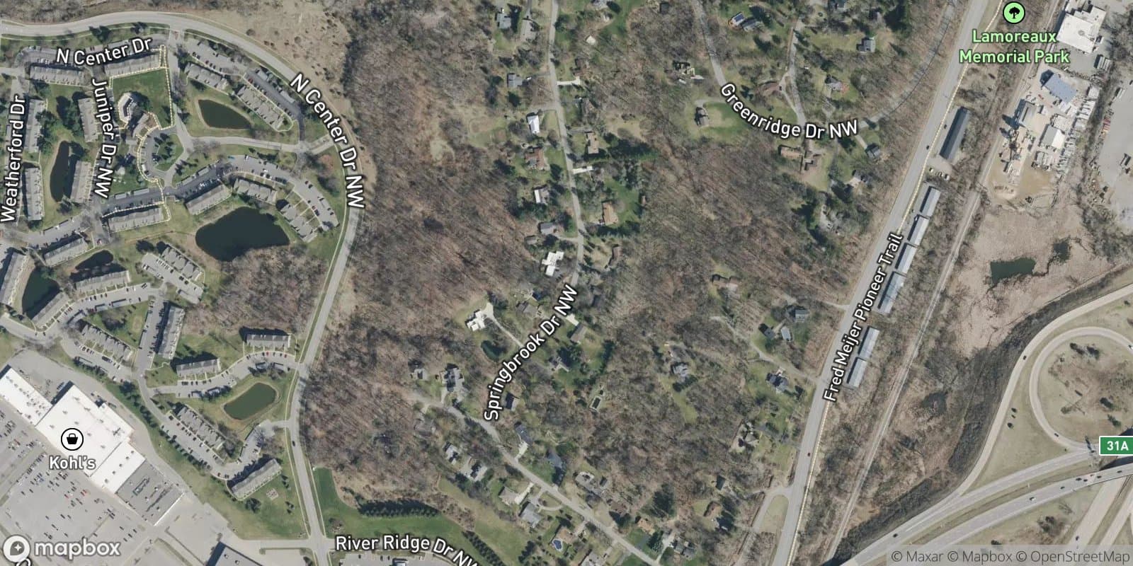 Green Ridge — satellite view