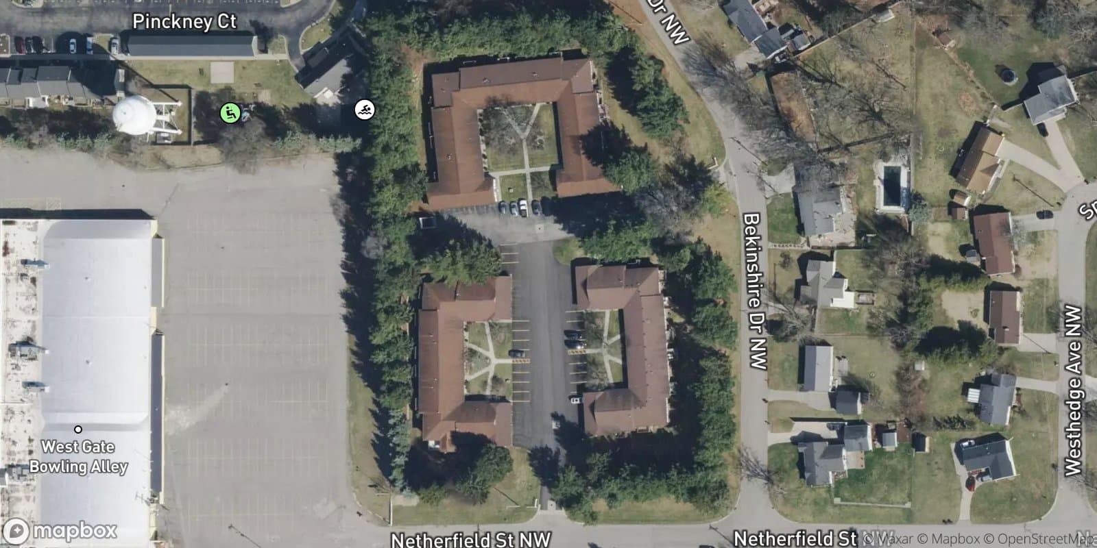 Westgate Condominiums — satellite view