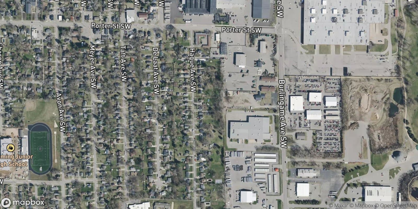 Van Buren Plat — satellite view