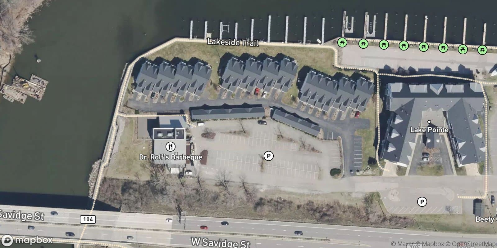 Spring Lake Condominiums — satellite view