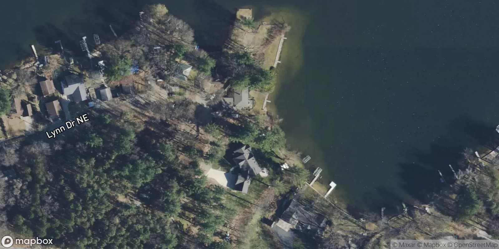 Uneeda Rest Amended Plat of Lot 16, 17, 18, and the Vacated Portion of Lyinn Drive — satellite view