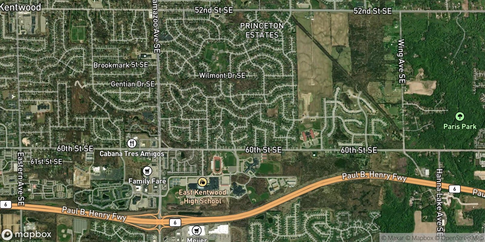 Dartmouth Farms — satellite view
