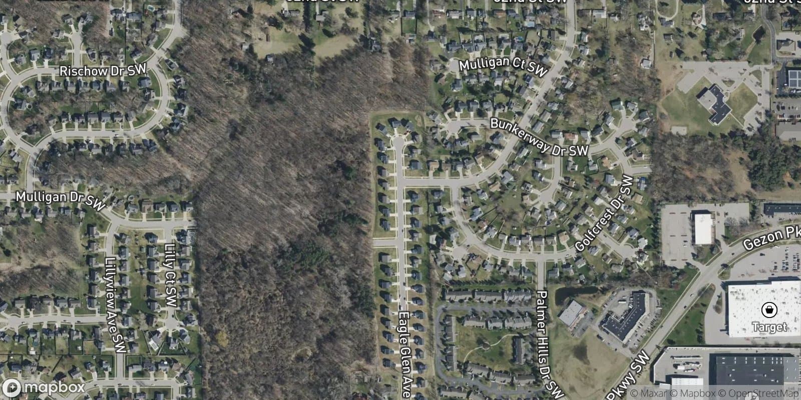 Greens of Wyoming — satellite view