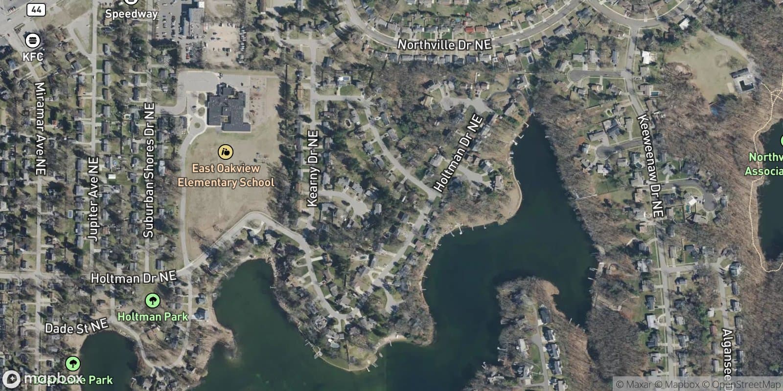 Lakeview Estates — satellite view