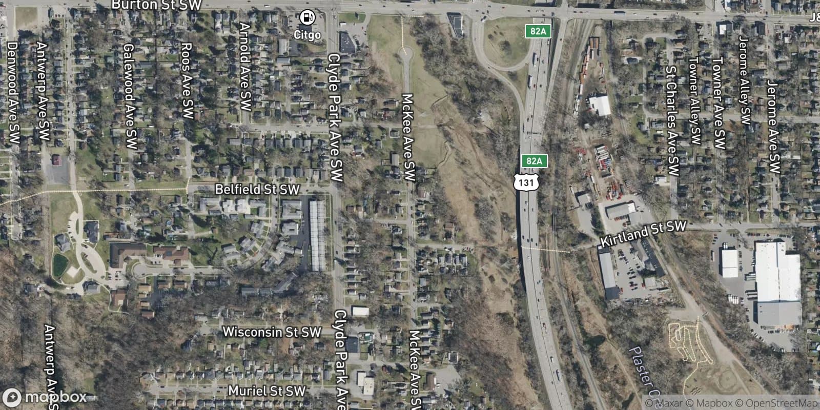 Clyde Park Add. — satellite view