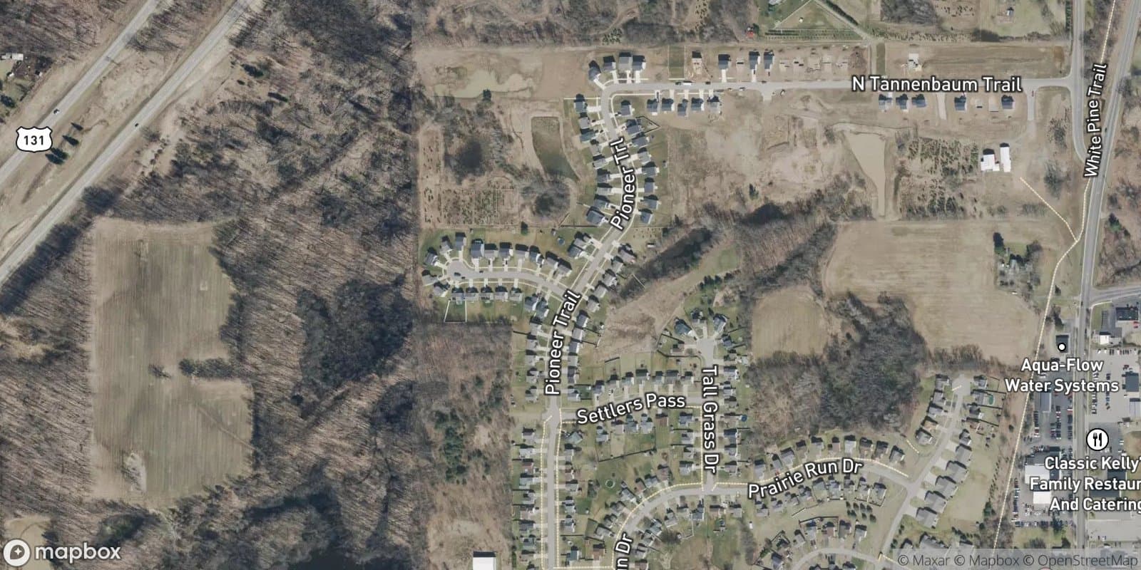 Prairie Run North — satellite view