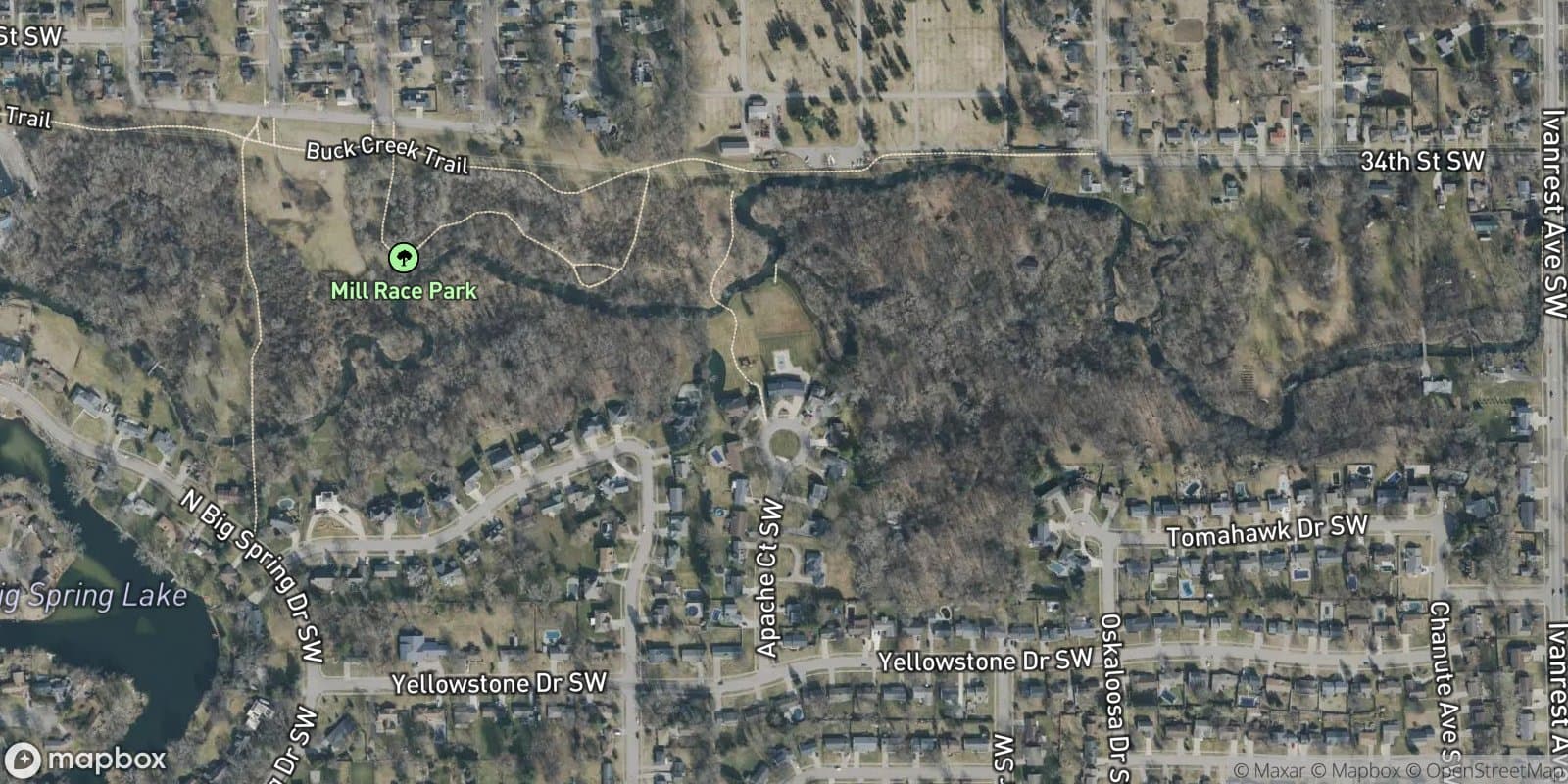 Wyoming Estates — satellite view