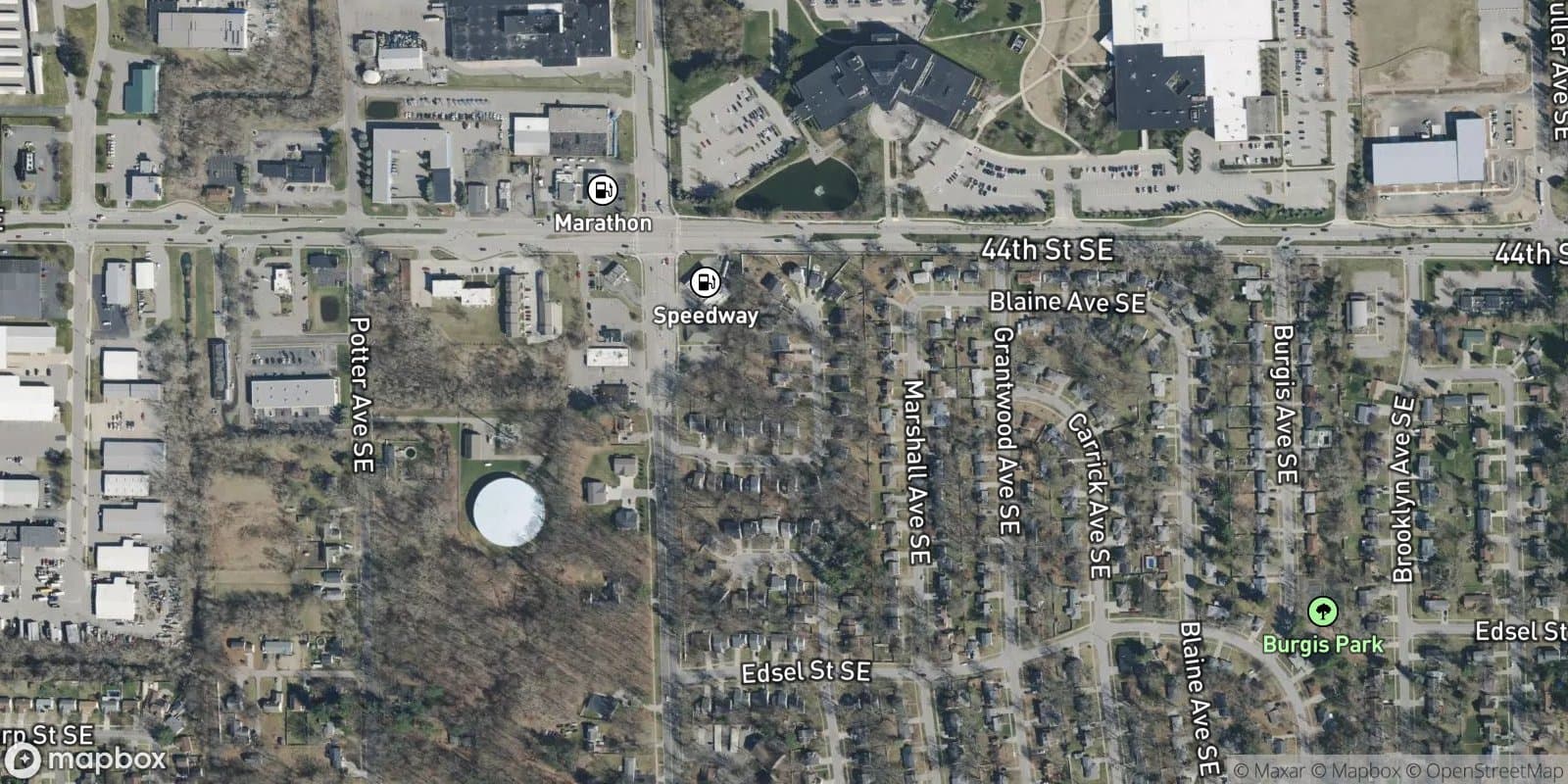 Summer Woods No.2 — satellite view