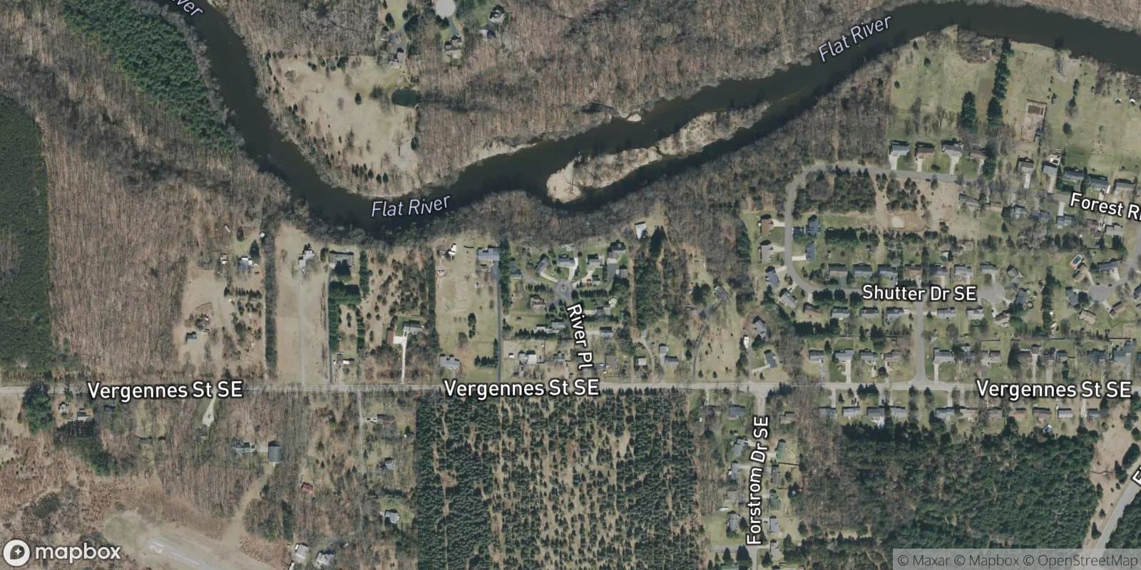 River Place Site Condominiums — satellite view