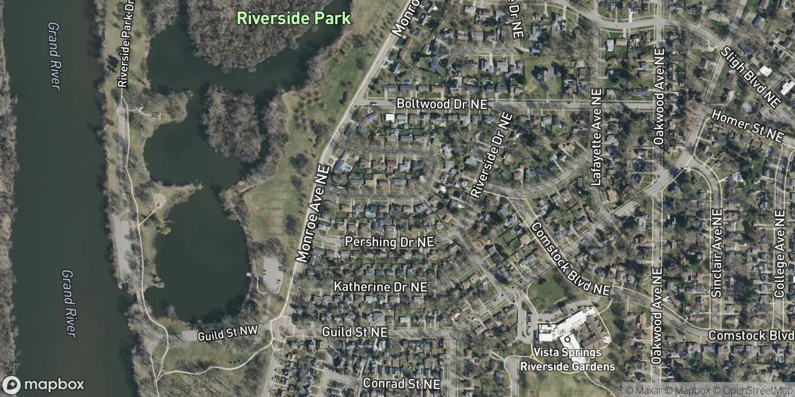 Riverside Terrace Add. No.3 — satellite view