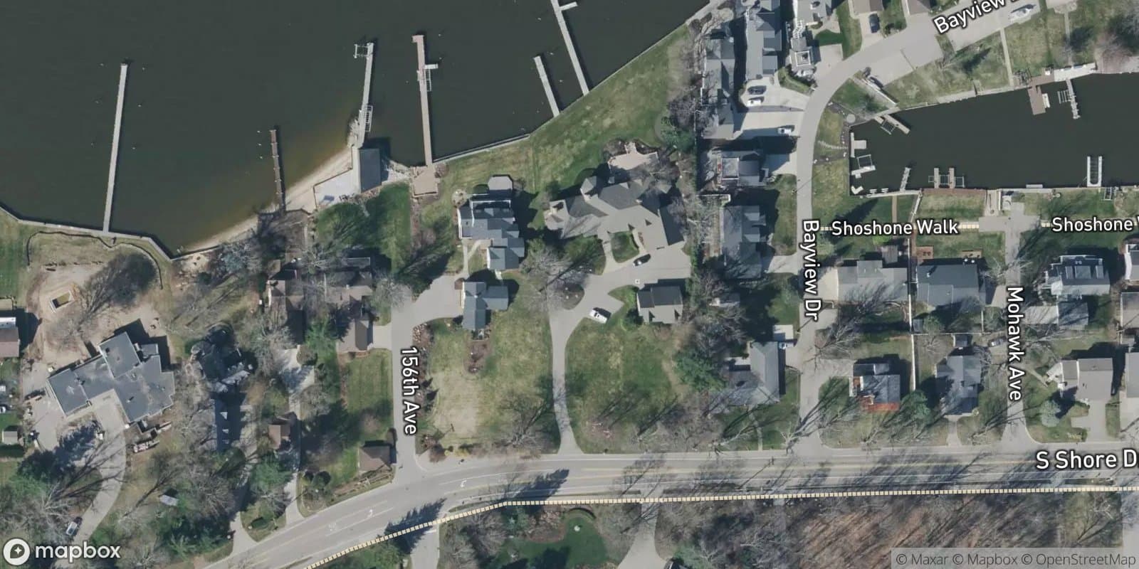 Plat of South Park — satellite view