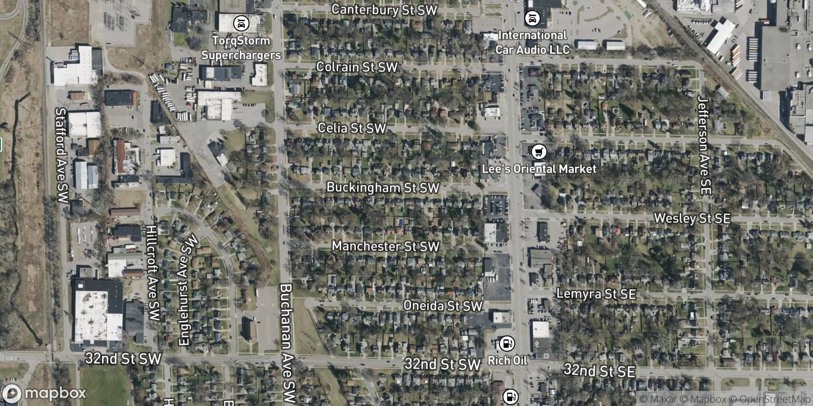 Pennellwood — satellite view