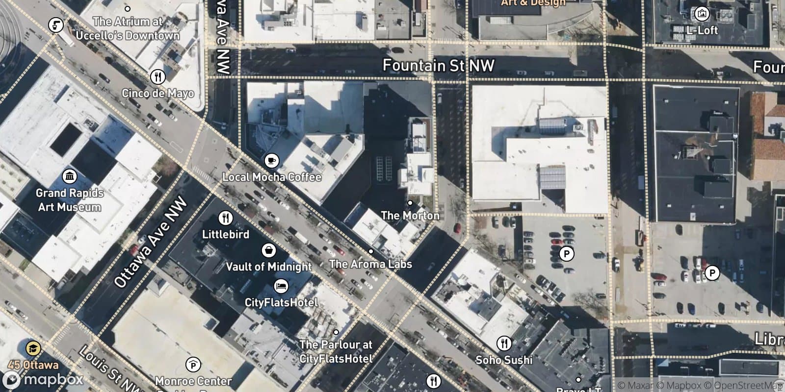 The Morton — satellite view