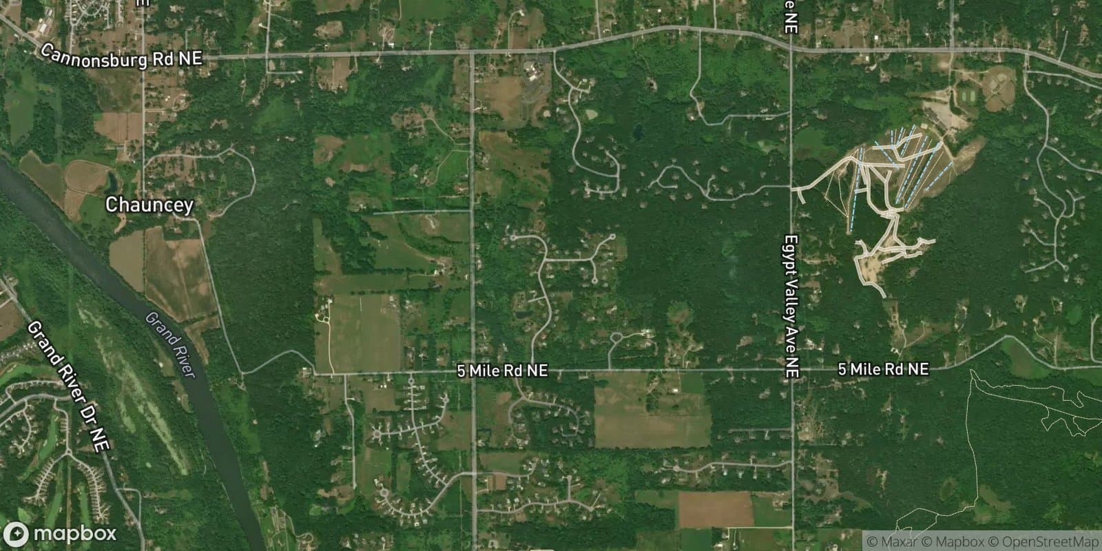 Sunflower Ridge — satellite view