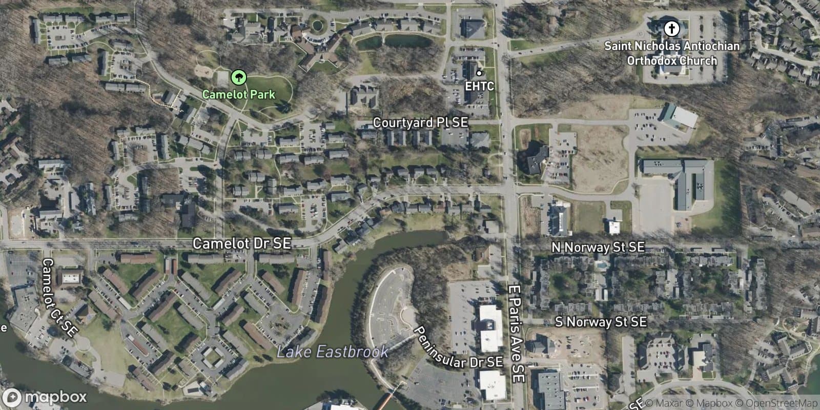 Camelot Downs No.1 — satellite view