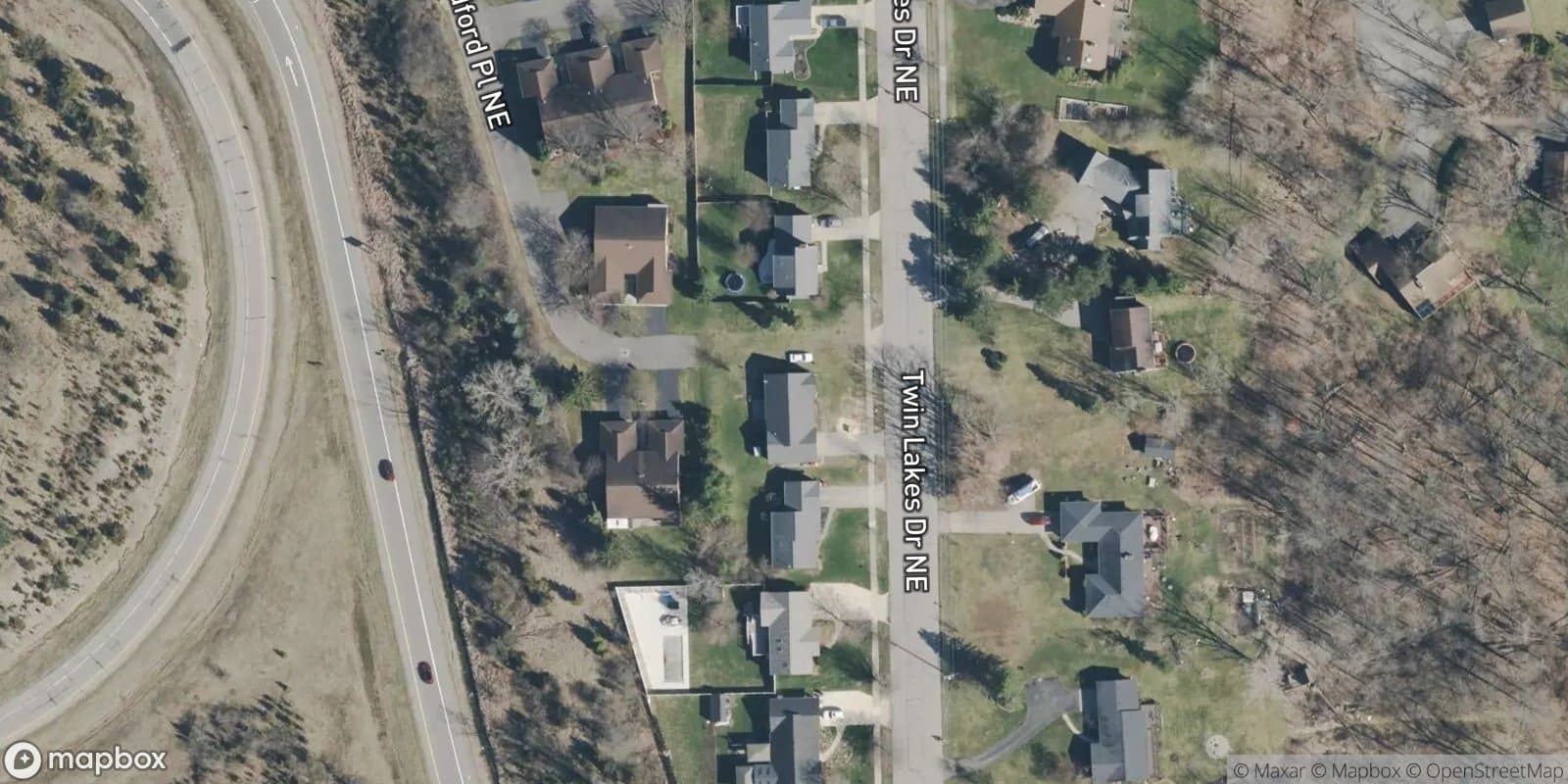 Twin Lakes West No.2 — satellite view