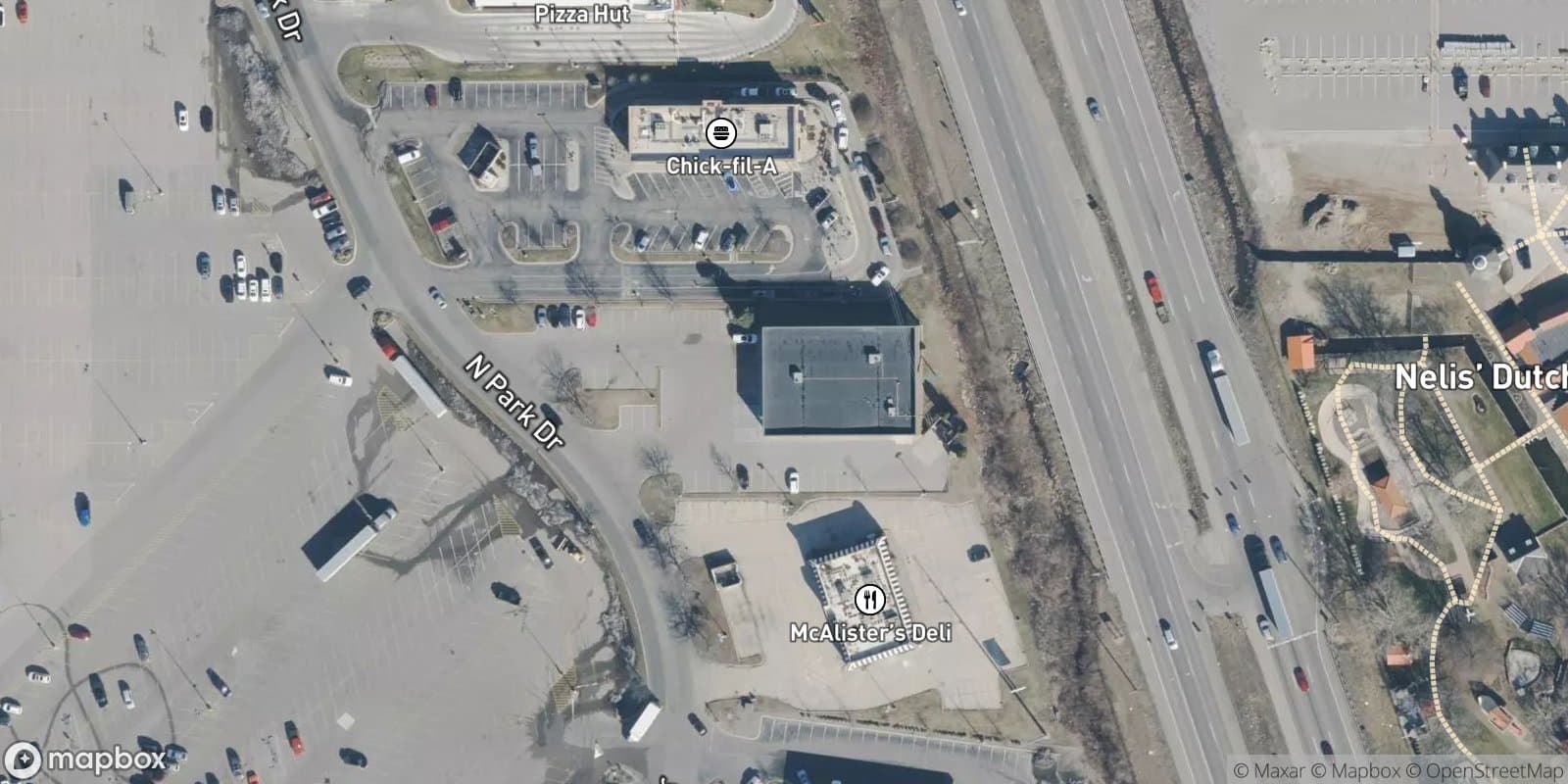 North Park Outlot — satellite view