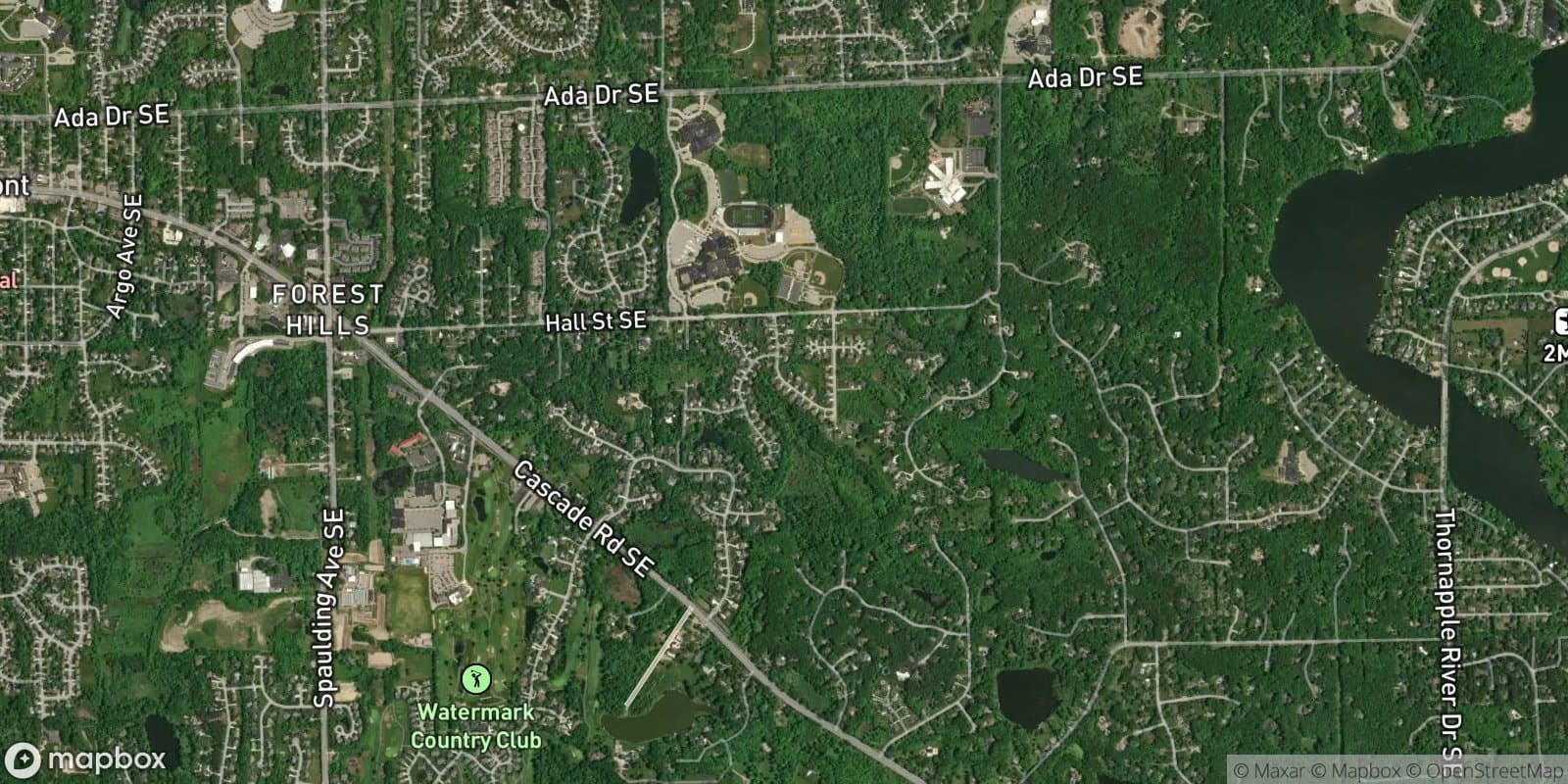 Stoneshire Condominiums — satellite view