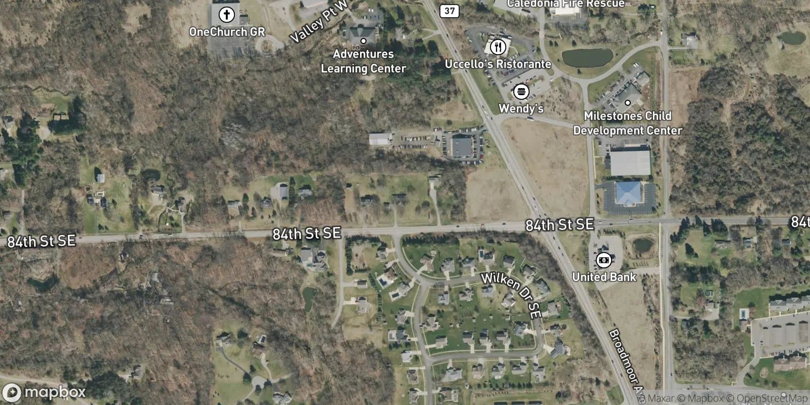 O. B. Thomas Plat — satellite view