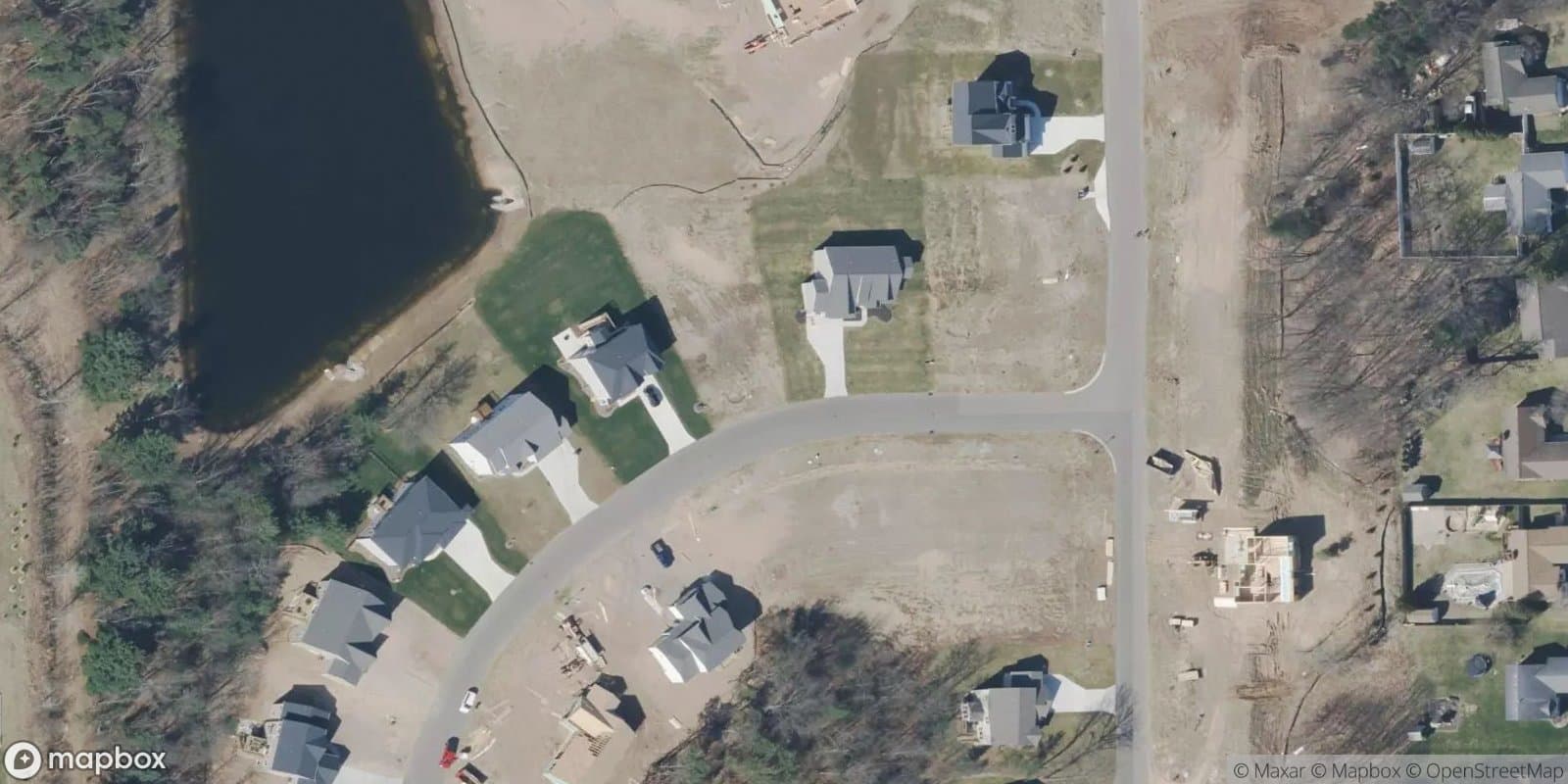 Timberline Woods — satellite view