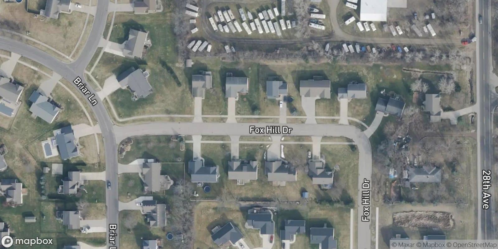 Fox Hill — satellite view