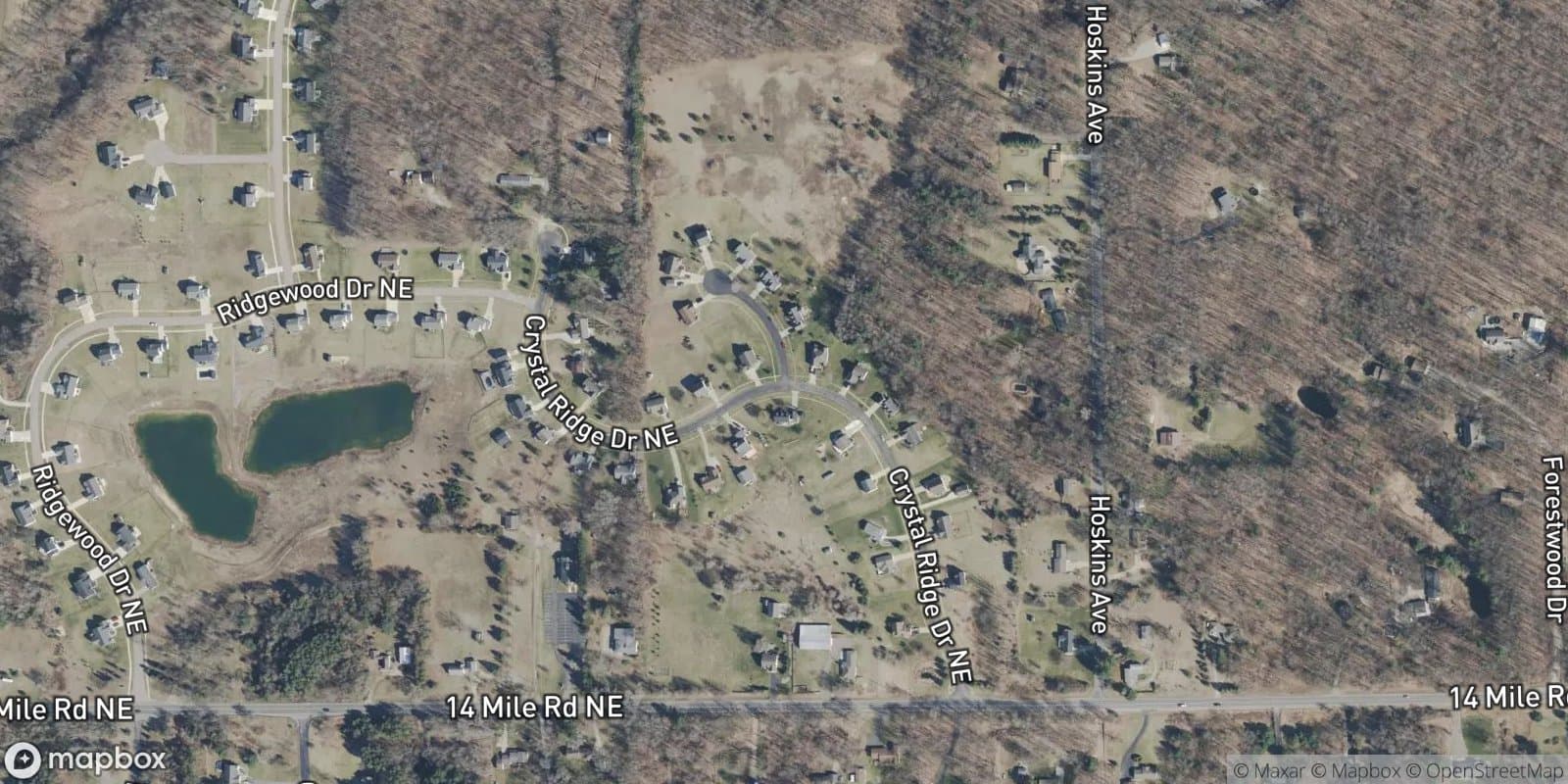 Ridge Water Estates — satellite view