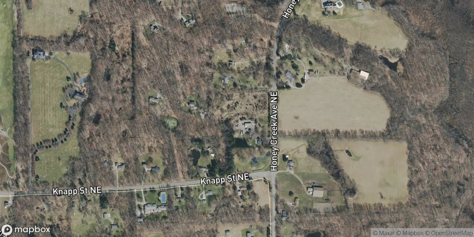 Meadow Brook — satellite view