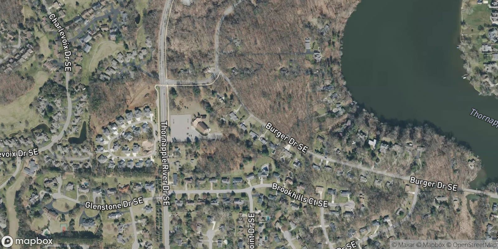 Summer Downs — satellite view